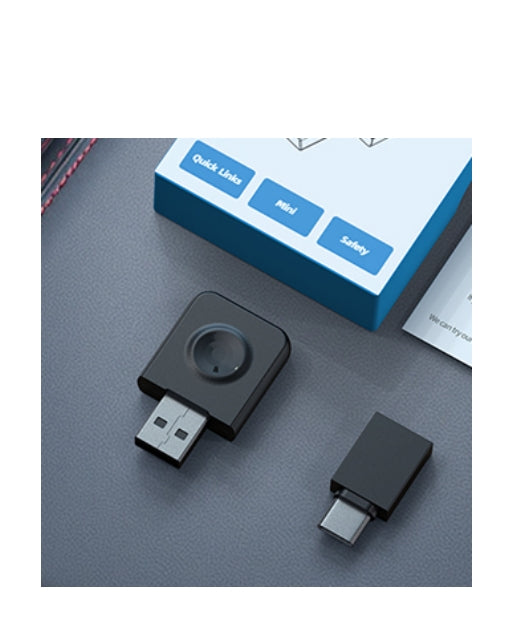 FR: RC24, Adaptateur CarPlay sans fil, Mise à Niveau Ultra Rapide Mini 2 en 1 Carplay & Android Auto de Filaire vers Adaptateur sans fil avec prise en Charge OTA, Type C/USB Plug-Play, iOS 10+/Android11+