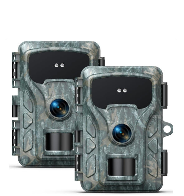 CA:TC30,2 Pack 4K 48MP Trail Camera - Clear Night Vision 0.1s Trigger Time Latest Sensor Motion Game Camera Time-Lapse with 120°Wide-Angle 2.0” LCD for Wildlife Outdoor Monitoring Trail Cam