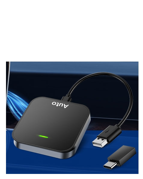 DE: RC10AXXXXX, Wireless CarPlay Adapter 2-in-1 für iPhones & Android Auto