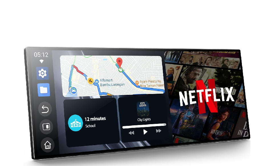 US: RC29XAXDXX, Volam Thinnest & Netflix Carplay Screen for Car, 10.25'' Wireless CarPlay & Android Auto- Upgrade Portable Touchscreen with Bluetooth, Built-in APP, Voice Control, Hands-Free Calling