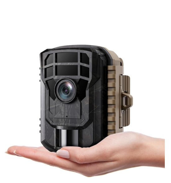 UK: TC11, Mini Wildlife Camera HD 2K 36MP Trail Camera, Wildlife Camera with Night Vision Motion Activated IP66 Waterproof, 120°Wide-Angle Game Camera for Wildlife Monitoring