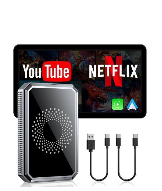 US: RC23XXXXXX, 3-in-1 Magic Video Box for Upgrading OEM CarPlay/Android Auto to Wireless