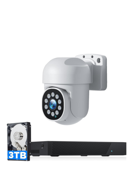 US: SC36XBWXUS, POE Security Camera System, 4K 8CH NVR with 4Pcs 5MP Security Camera Outdoor 24/7 Recording, 500GB HDD, Smart Motion Alerts, 2-Way Audio, IP66 Waterproof, No Monthly Fee