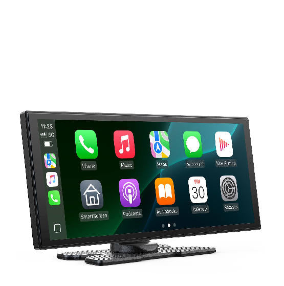 FR: RC28XAXDXX,10,25-Zoll Touchscreen Wireless Carplay Android Auto Display mit GPS-Navigation, Siri Sprachassistent, Mirror Link, Bluetooth 5.0, AUX, FM