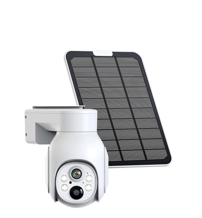 US: BC1038, Solar Security Camera Wireless Outdoor, 4MP 2K WiFi Camera with 360° PTZ View, PIR Motion Detection, Color Night Vision, 2-Way Audio, Siren Alarm, IP66 Weatherproof for Home