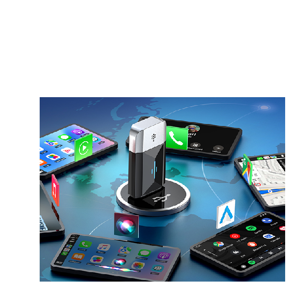 ES: B0CTJKHP5X,Adaptador inalámbrico Carplay y Android Auto 2 en 1, WiFi de 5 GHz CarPlay con Cable de fábrica Plug and Play Convierte cableado a inalámbrico para automóviles de 2015 y iOS 11+