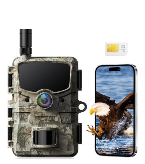 US: TC20, Cellular Trail Camera 4G LTE Send Picture to Cell Phone, Game Cameras with Night Vision Motion Activated Waterproof, Hunting Camera APP Control for Hunting Wildlife Monitoring