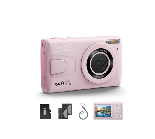 US: AC14, Digital Camera for Kids 64MP Point and Shoot Digital Camera with 32GB Card  Vlog Camera