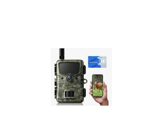 UK: TC20,   4G Wildlife Camera Send Picture and Video to the Phone, Cellular Trail Camera 24MP 1080P with 36pc 850nm IR LEDs Night Vision, Motion Activated IP66 Waterproof with Screen