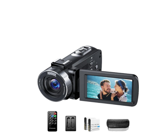 US: AC13, Video Camera 4K 42MP Camcorder 3 Inch 270° Rotation Screen 18X Digital Vlogging Camera Video Recorder for YouTube Vlog