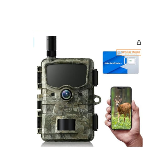US: TC20,4G LTE Cellular Trail Camera Game Cameras Sends Picture to Cell Phone