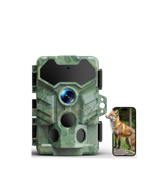 US: TC29,Cellular Trail Camera, 32MP 1080P Trail Camera with WiFi and Bluetooth, 32GB SD Card 130° Wide-Angle Night Vision 0.1s Trigger Speed IP66 Waterproof Deer Camera for Wildlife & Security