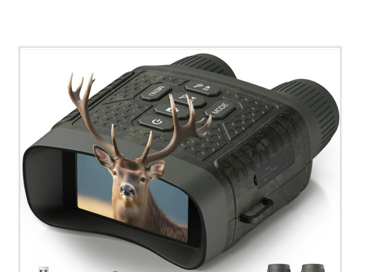 US: NV02XCXXXX, Night Vision Goggles,  4K Video + 48MP Photo, 5000mAh Battery, 32GB Card Included, 1300ft Viewing Range