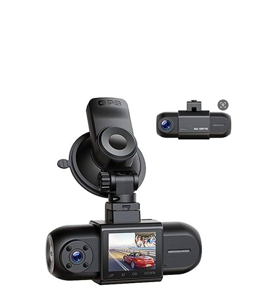 US: C310CAXXXX,Dual Dash Cam Front and Inside, Dash Camera for Cars with Audio Recording,Dashcam with GPS,IR Night Vision,WDR,Loop Recording,G-Sensor,Parking Mode for All Drivers