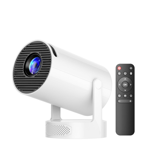 US:PR08,  Projector with WiFi and Bluetooth, Mini Projector 4K support，Portable Projector with 220° Rotatable, Auto Vertical Keystone，Smart Movie Proyector for Home Bedroom Outdoor