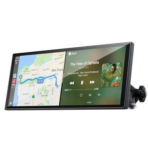 DE: RC16CXXDXX, Tragbares Wireless CarPlay Display 9.26" Kabelloses AppIe CarPlay