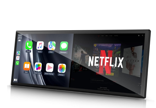 CA: RC29XBXDXX, Upgraded 10.25'' Wireless Carplay Screen Support Netflix YouTube and Backup Camera Compatible with Android Auto Car Play Built-in Magic AI Video Box GPS Voice Assistant for iOS 10+ Android 11+