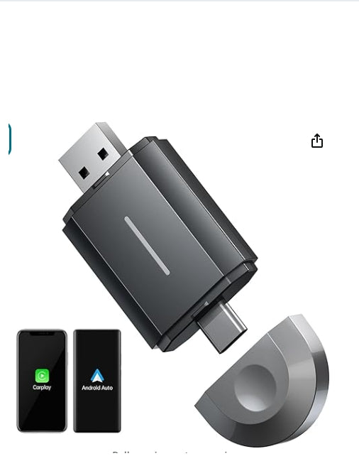 US: RC20XXXXXX, Wireless Carplay Android Auto Adapter Plug & Plug