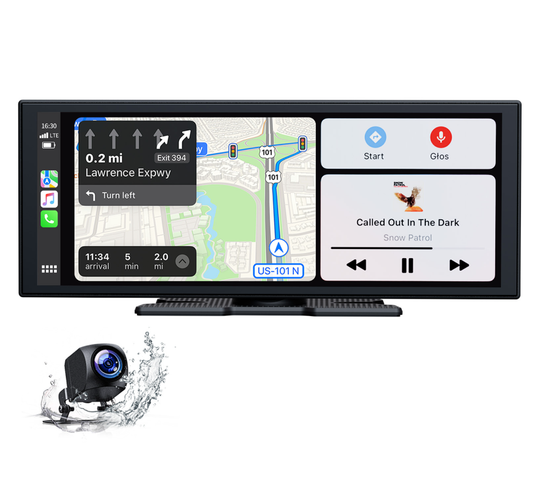 UK: RC28XAXDXX, Wireless Carplay 10.25-inch In-Cell Touchscreen Car Play with Dashcam Front Rear 2.5K+1080P