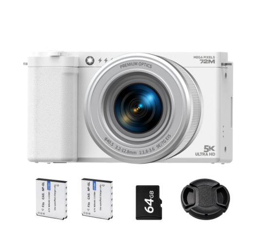 US: AC26XAXXXX,5K Digital Camera for Photography with 6X Optical Zoom
