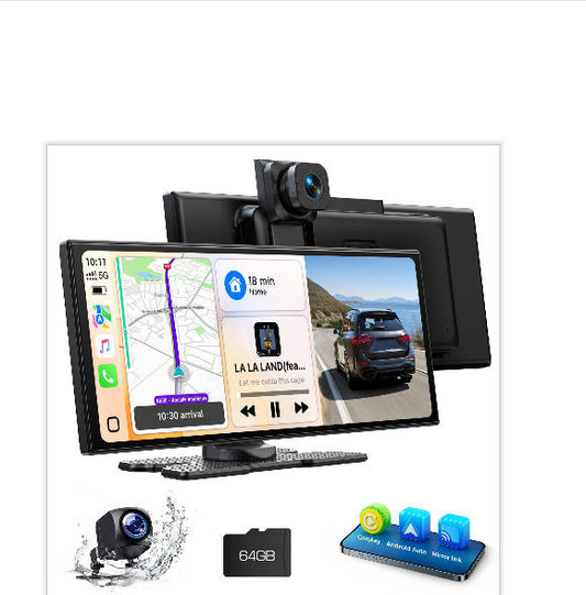 FR: [Only for Cdiscount]RC28XAXDXX,11'' Autoradio Carplay sans Fil Android Auto Dashcam 2.5K+1080P Caméra de recul
