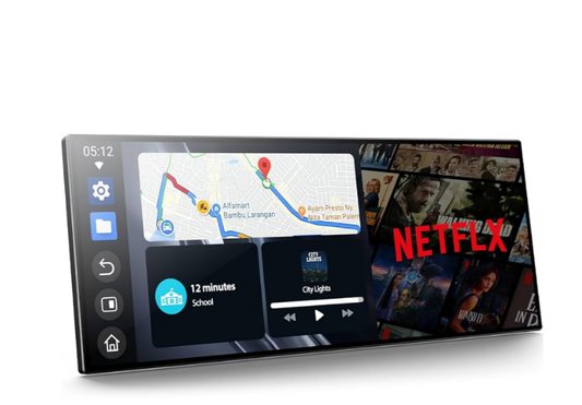 FR:  RC29XAXDXX,10,25 Pouces sans fil Carplay Android Auto Display avec YouTube / Netflix et 2.4G / 5G WIFI Double Bande avec Caméra Arrière 1080P