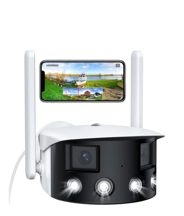 US: [Only for Walmart] SC10XXXUS-T,  SC10 2K Wired Security Camera Dual Lens