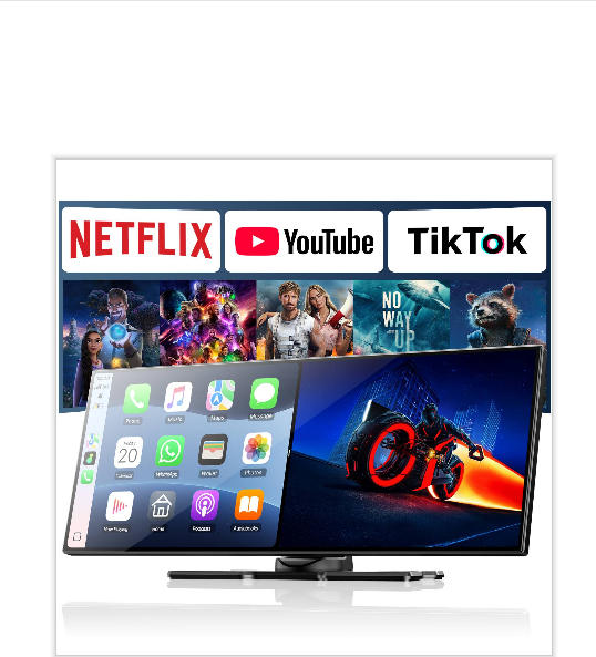 FR: [Only for Cdiscount]RC29XAXDXX,11'' Autoradio Carplay sans Fil Android Auto avec Netflix, YouTube, TikTok Apps