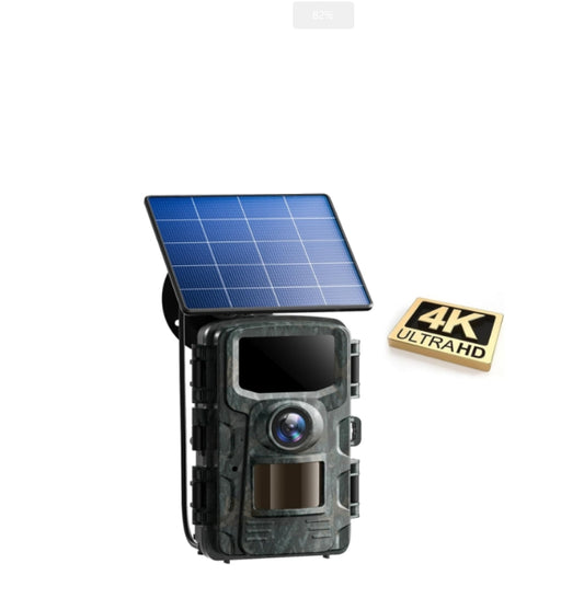 US: TC24, Trail Camera 4K 40MP- Trail Game Camera with a Free 2500mAh Solar Panel, Night Vision 0.1s Trigger Motion Activated IP66 Waterproof 120°Wide-Angle 2.0” LCD Hunting Game Camera for Wildlife Monitoring