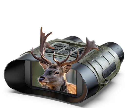 IT: NV01, Night Vision Goggles, 112 MP + 4K UHD, 12X Zoom, 5000mAh Battery, 64GB Card Included, 1300ft Viewing Range