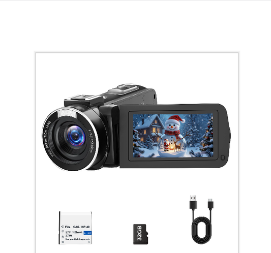 FR: [Only for Cdiscount] AC25XAXXXX,Caméscope 4K 48 MP HD Caméra Vidéo Vlogging