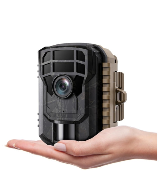 UK: TC11, Mini Wildlife Camera HD 2K 36MP Trail Camera, Wildlife Camera with Night Vision Motion Activated IP66 Waterproof, 120°Wide-Angle Game Camera for Wildlife Monitoring