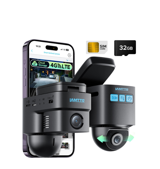 US: [Only for tiktok] DC22XCLXUS-TK, 4G LTE Dash Cam Car Security Camera to Remote Live-View Instant Alert via App, Human & Radar Detection to Guard Your Cars from Anywhere, OBD Connection Powered, Built-in SIM (AT&T)