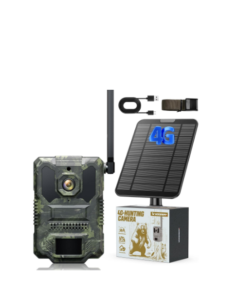 US: TC36A, Cellular Trail Camera, 2.5k Live Streaming 32MP Solar Powered