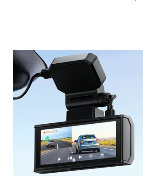 IT:DC15, Dashcam anteriore e posteriore 4K + 2K – Doppia telecamera per auto con WiFi 5GHz e GPS