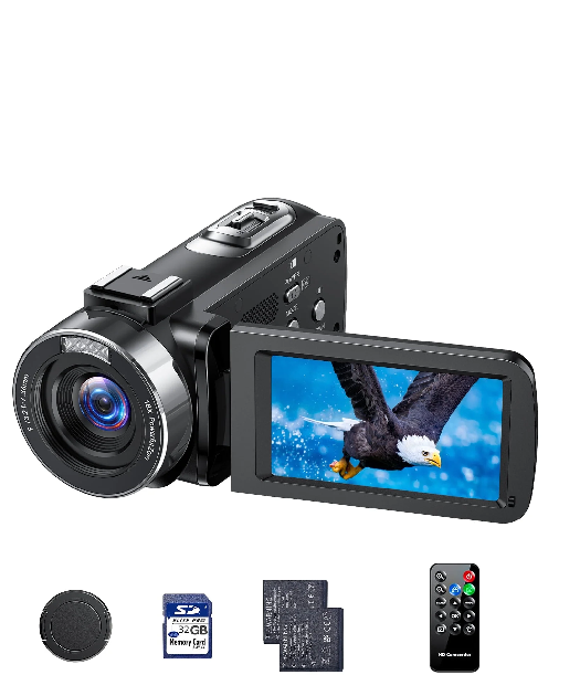 US: [Only for Walmart] AC13XB, AC13 4K 30FPS Video Camera 42MP Photo 3” 270° Screen Digital Camcorder