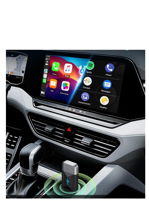 FR: RC22XXXXXX, Adaptateur Carplay sans Fil 2 in 1 für A-pple & Android Auto,Clé Dongle Convertir Filaire en sans Fil,Plug & Play, 2.4+5,8GHz WiFi USB C/A, Compatible avec iOS 10+ & Android 11+