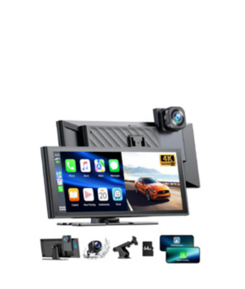 UK: RC14XBXXXX,9.26'' Touch Screen Carplay Car Radio with 4K Dashcam + 1080P Backup Camera
