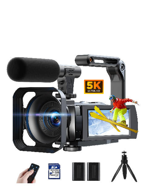 US: [Only for Walmart] AC12,  AC12 5K 25FPS Video Camera  56MP Photo 3”Touch Screen Digital Camcorder