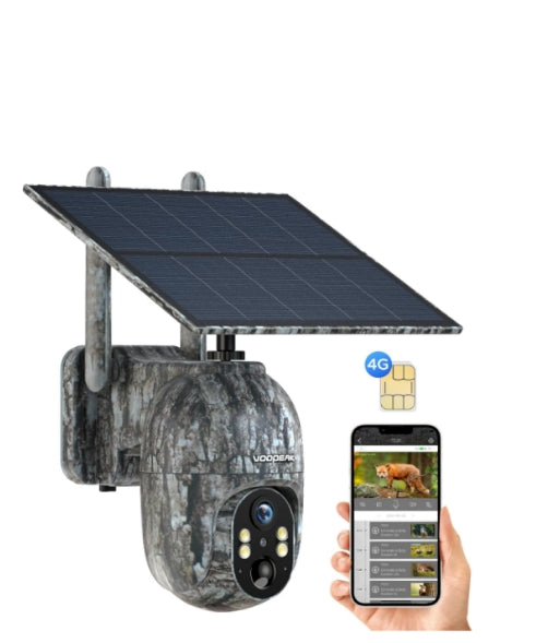US: TC27BCPXUS, Cellular Trail Camera, Trail Camera 2.5K Live Streaming Include SIM Card Color Night Vision Pan 355° Tilt 90° Remote Adjustment Game Cameras with Night Vision Motion Activated Waterproof