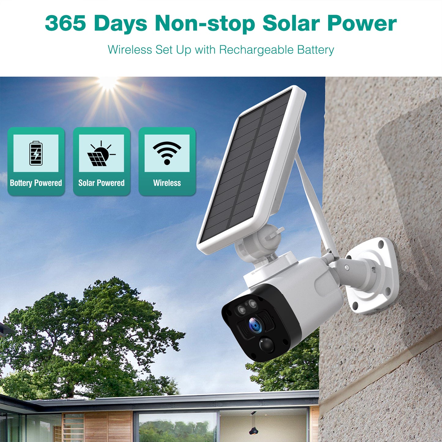 Sc37 10ch Toguard Wireless Security Camera System Solar Security
