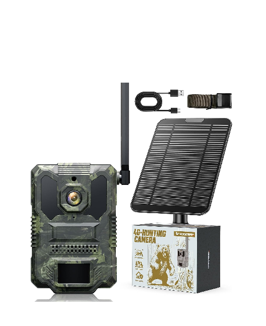 US: TC36A, Cellular Trail Camera, 2.5k Live Streaming 32MP Solar Powered