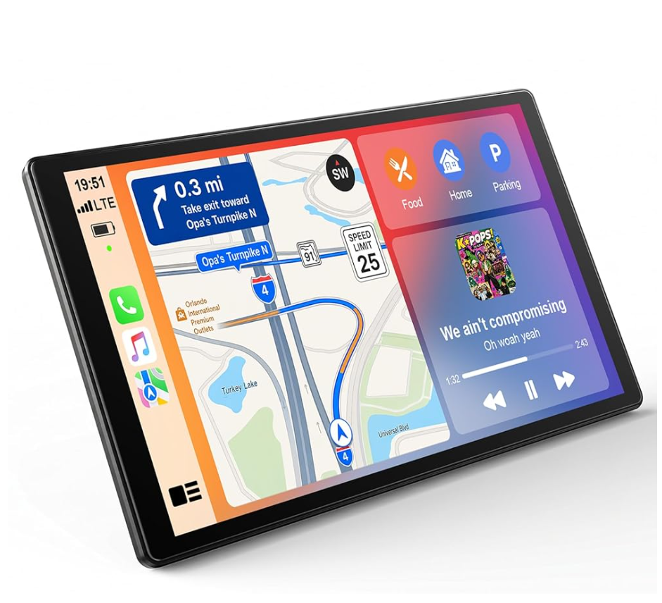 US: RC37XXXDXX, 11" Wireless CarPlay Screen with in-Cell Display - Dual-Band WiFi, OTA Updates & Mirror Link for iPhone & Android, A Thoughtful Gift for Family & New Drivers
