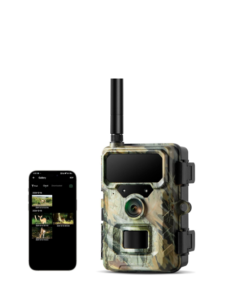DE: TC31A,  4G Wildkamera mit Handyübertragung APP, 1080P 32MP Wildtierkamera mit Nachtsicht Bewegungsmelder, Wildkamera mit SIM Karte 120° Weitwinkel 0.1s Schnelle Trigger IP66 Wasserdicht