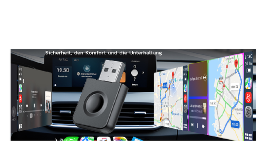 DE: RC24XXXDXX,Wireless CarPlay &Android Auto Adapter, Convert Wired Andr0id Auto/Car Play to Wireless Super Fast Upgrade Mini 2 in 1 Carplay with Support OTA,Stable Type-C/USB Plug-Play iOS 10+ Android 11+