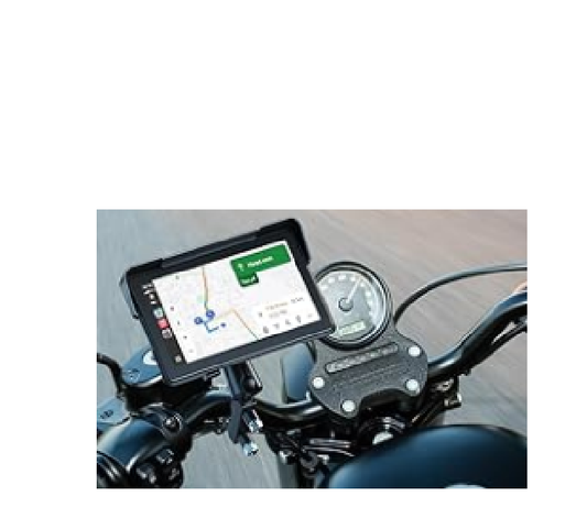 ES: RC19XXXCXX,Pantalla Carplay para Motocicleta 7pulg, CarPlay Inalámbrico y Android Auto para Motocicletas con IPx7 Impermeable Táctil Pantalla, Bluetooth Navegación GPS Siri/G00gle Asistente