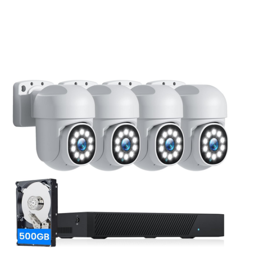 US: SC36, "Camcamp 5MP Home Security Camera System, 4Pcs POE Wired Cameras for Home Security with 8CH 4K CCTV NVR, Auto Tracking, 2-Way Audio, Color Night Vision, 500GB HDD 24/7 Recording for Outdoor, Business "